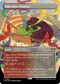 Spectator Seating Commander Masters Alternate Art
